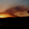 Incendies sur les collines de Marathon